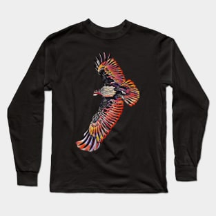 Bald Eagle Tie Dye art design Long Sleeve T-Shirt